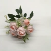 Living room decoration, artificial flowers, venue arrangement, small bunch of 6-prong plum blossoms, Manta rose, wedding artificial flowers, artificial flowers for women 2025, forest-themed purple flowers, artificial flower strips Specification image